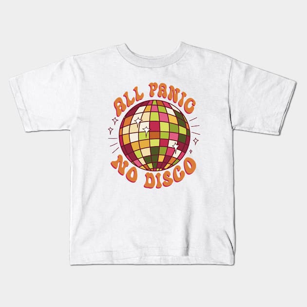 All Panic No Disco Kids T-Shirt by PepperLime